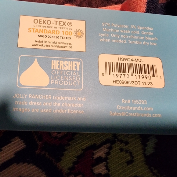 Fun Socks (2) Jolly Rancher - Picture 3 of 3